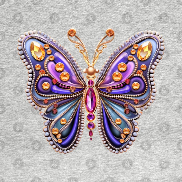 Bejeweled Butterfly #4 by Chromatic Fusion Studio